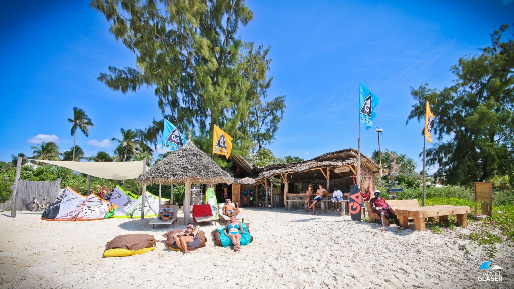 The Kitesurf Centre in Paje on Zanzibar Island.